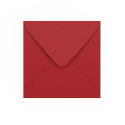  - Dark Red Gummed 120gsm Envelope (155 x 155mm) - Envelopes.co.uk