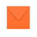 Orange Gummed V-Flap 120gsm Envelope (155 x 155mm)