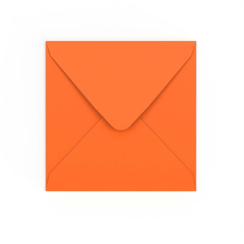  - Orange Gummed 120gsm Envelope (155 x 155mm) - Envelopes.co.uk
