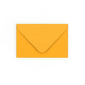 Dark Yellow Gummed V-Flap 120gsm Envelope (65 x 94mm)
