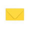 Mid Yellow Gummed V-Flap 120gsm Envelope (65 x 94mm)