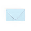 Pale Blue Gummed V-Flap 120gsm Envelope (65 x 94mm)