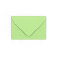 Pale Green Gummed V-Flap 120gsm Envelope (65 x 94mm)