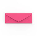 Bright Pink Gummed V-Flap 120gsm Envelope (80 x 215mm)