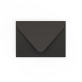 C7 Black 120gsm Gummed V-Flap Envelope (82 x 113mm)