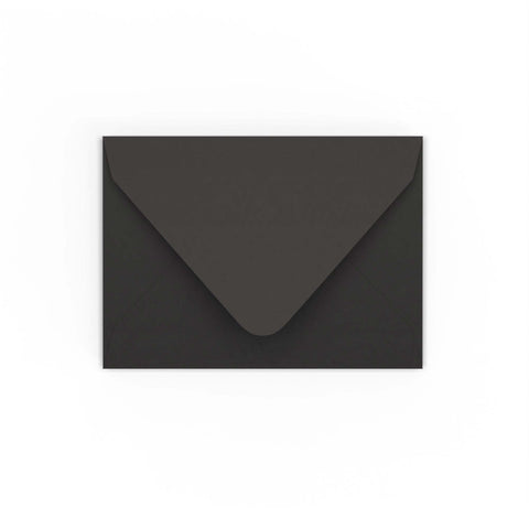 C7 Black 120gsm Gummed Envelope (82 x 113mm)