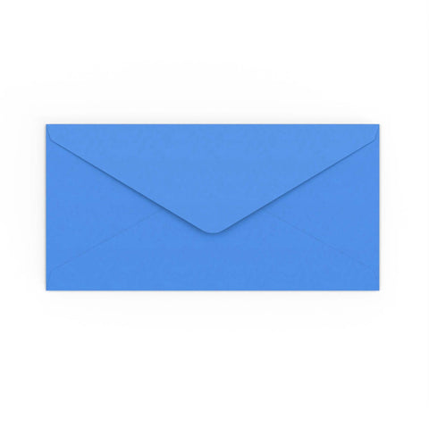  - DL Bright Blue 120gsm Gummed Envelope (110 x 220mm) - Envelopes.co.uk