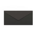 DL Black 120gsm Gummed V-Flap Envelope (110 x 220mm)