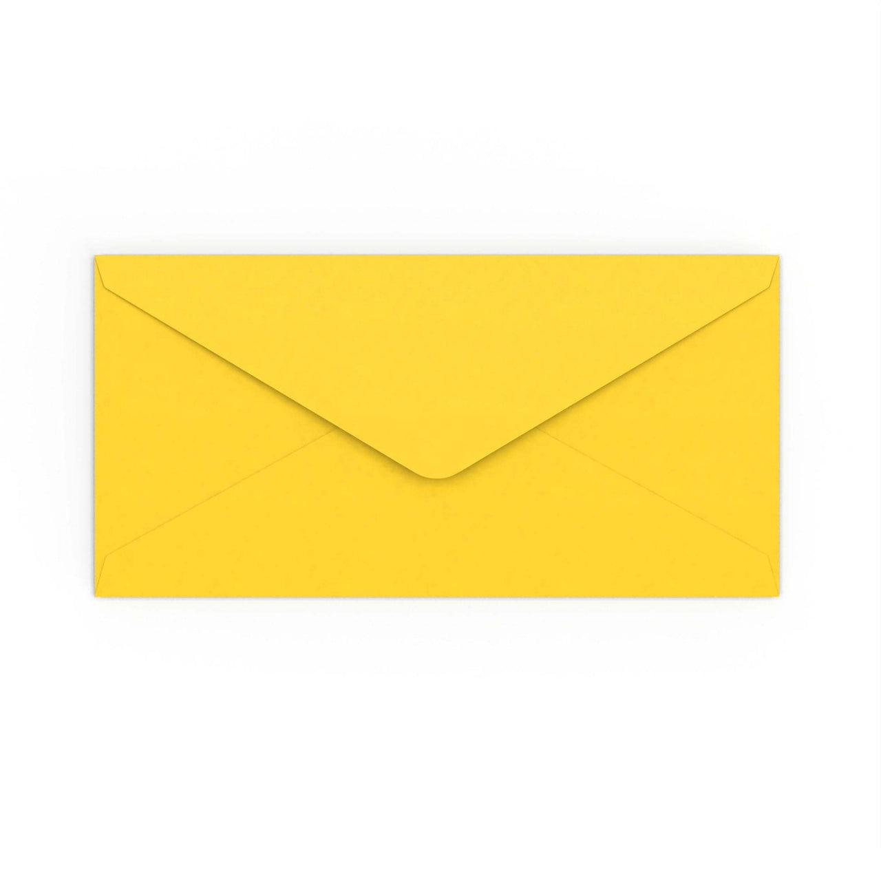 DL Mid Yellow 120gsm Gummed V-Flap Envelope (110 x 220mm) – Envelopes.co.uk