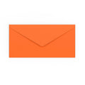 DL Orange 120gsm Gummed V-Flap Envelope (110 x 220mm)