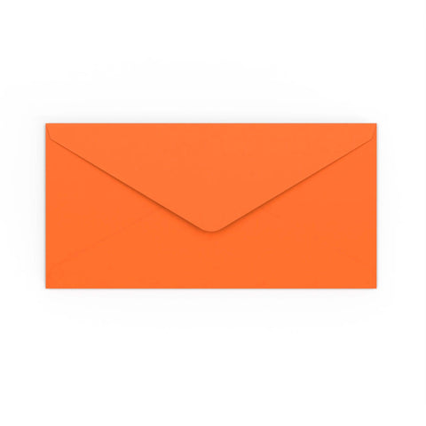  - DL Orange 120gsm Gummed Envelope (110 x 220mm) - Envelopes.co.uk