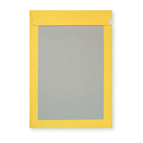  - C4 Dark Yellow Board Back 110gsm Peel & Seal Envelope (324 x 229mm) - Envelopes.co.uk