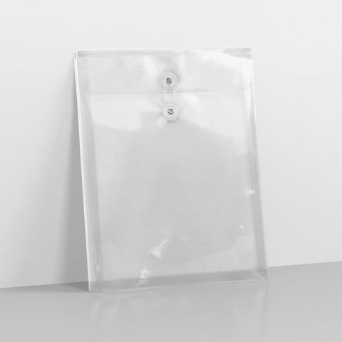 Translucent String & Washer Gusset Envelopes