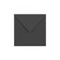 Black British Made 100gsm Gummed V-Flap Envelope (155 x 155mm)