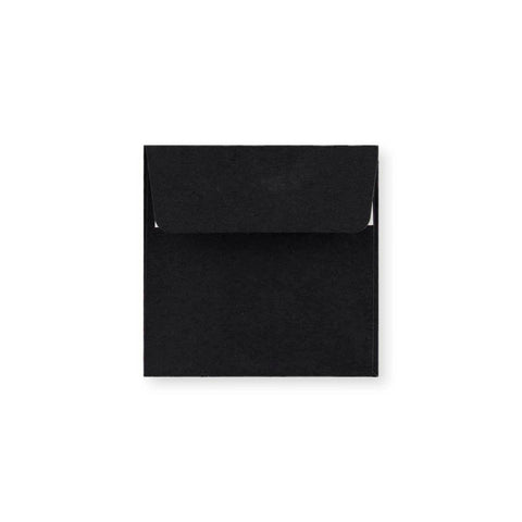Black Coloured Peel & Seal 120gsm Envelope (100 x 100mm) - AN37100PS - Envelopes.co.uk