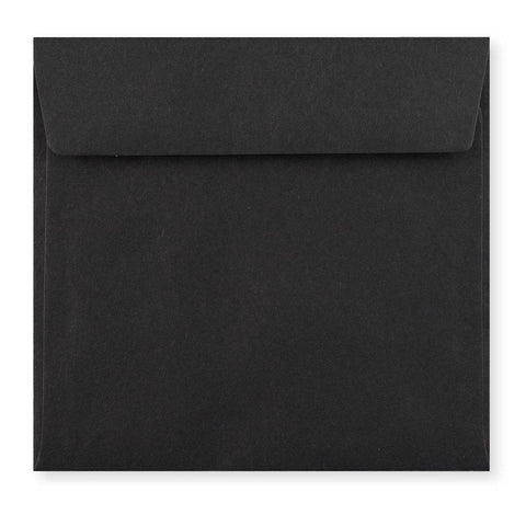 Black Coloured Peel & Seal 120gsm Envelope (170 x 170mm) - AN37170PS - Envelopes.co.uk