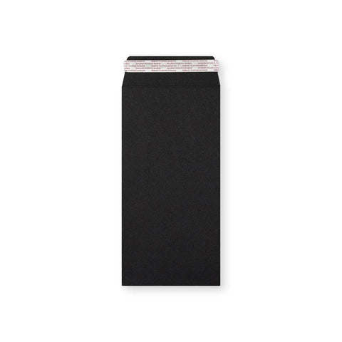 Black Luxury 180gsm Peel & Seal Envelope (305 x 152mm) - PLP305152B - Envelopes.co.uk