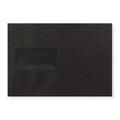 C5 Black Peel and Seal 120gsm Window Envelope (229 x 162mm)