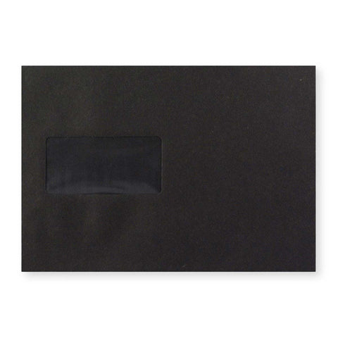 C5 Black 120gsm Peel & Seal Coloured Envelope (162 x 229mm) - AN37C5PS - W - Envelopes.co.uk