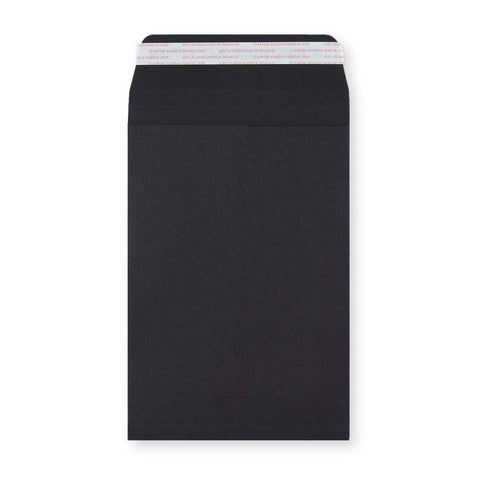 C5 Black 180gsm Peel & Seal Gusset Envelope (162 x 229 x 25mm) - PLP22916225B - Envelopes.co.uk