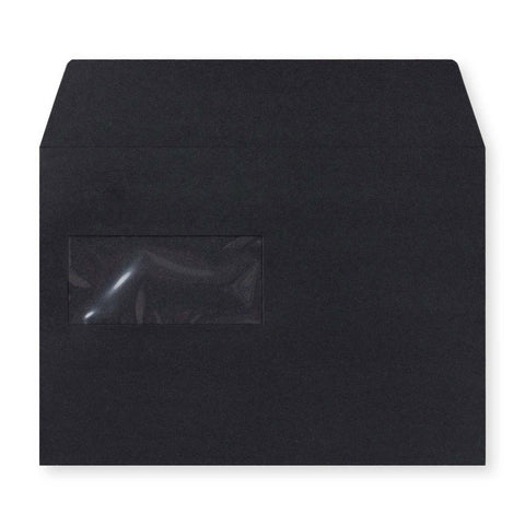 C5 Black Luxury 180gsm Peel & Seal Envelope (162 x 229mm) - PLW162229B - W - Envelopes.co.uk