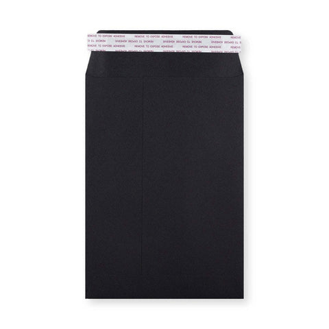 C5 Black Luxury 180gsm Peel & Seal Envelope (229 x 162mm) - PLP229162B - Envelopes.co.uk