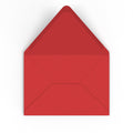 C5 Cherry Red British Made 100gsm Gummed V-Flap Envelope (162 x 229mm)
