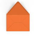 C5 Flame Orange British Made 100gsm Gummed V-Flap Envelope (162 x 229mm)