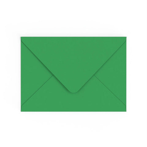 C5 Kelly Green British Made 100gsm Gummed V - Flap Envelope (162 x 229mm) - CUC5KGR - Envelopes.co.uk