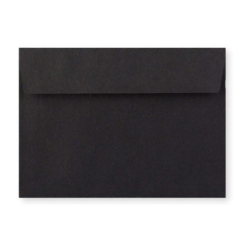 C6 Black 120gsm Peel & Seal Coloured Envelope (114 x 162mm) - AN37C6PS - Envelopes.co.uk