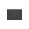 C6 Black British Made 100gsm Gummed V-Flap Envelope (114 x 162mm)