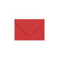 C6 Cherry Red British Made 100gsm Gummed V-Flap Envelope (114 x 162mm)