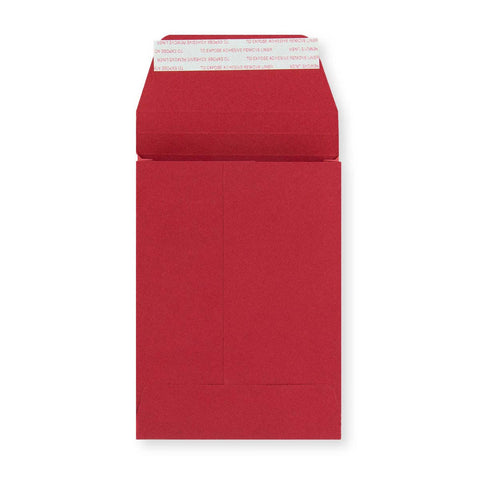 C6 Dark Red 160gsm Peel & Seal Gusset Envelope (114 x 162 x 25mm) - PLP16211425DR - Envelopes.co.uk