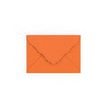C6 Flame Orange British Made 100gsm Gummed V-Flap Envelope (114 x 162mm)