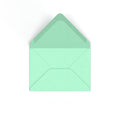 C6 Mint Green British Made 100gsm Gummed V-Flap Envelope (114 x 162mm)