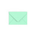 C6 Mint Green British Made 100gsm Gummed V-Flap Envelope (114 x 162mm)