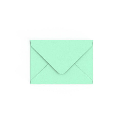 C6 Jade Green British Made 100gsm Gummed V - Flap Envelope (114 x 162mm) - CUC6MI - Envelopes.co.uk