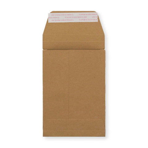 C6 Manila Brown 180gsm Peel & Seal Manila Gusset Envelope (114 x 162 x 25mm) - PLP16211425M - Envelopes.co.uk