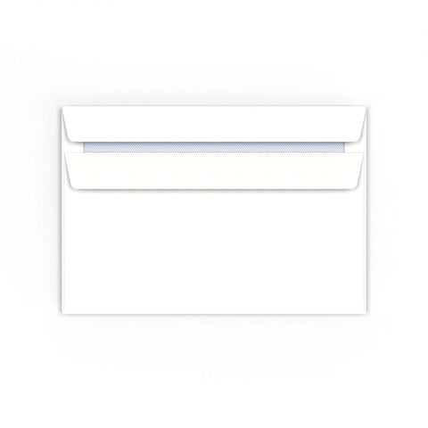 C6 White Opaque Business 90gsm Self Seal Envelope (114 x 162mm) - 128 - Envelopes.co.uk