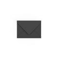 C7 Black British Made 100gsm Gummed V-Flap Envelope (82 x 113mm)