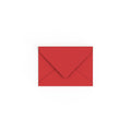 C7 Cherry Red British Made 100gsm Gummed V-Flap Envelope (82 x 113mm)