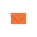 C7 Flame Orange British Made 100gsm Gummed V-Flap Envelope (82 x 113mm)