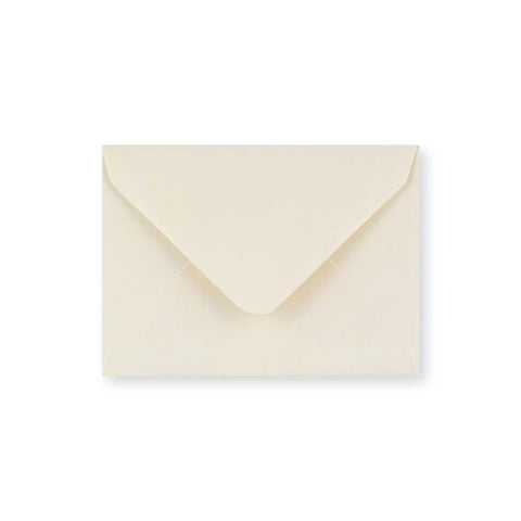 C7 Ivory Wove 100gsm Gummed V - Flap Greetings Envelope (82 x 113mm) - S1882 - Envelopes.co.uk