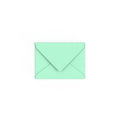 C7 Mint Green British Made 100gsm Gummed V-Flap Envelope (82 x 113mm)