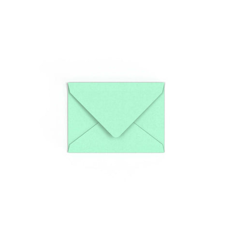 C7 Jade Green British Made 100gsm Gummed V - Flap Envelope (82 x 113mm) - CUC7MI - Envelopes.co.uk