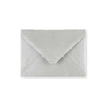 C7 Metallic Silver 100gsm Gummed V-Flap Greetings Envelope (82 x 113mm)