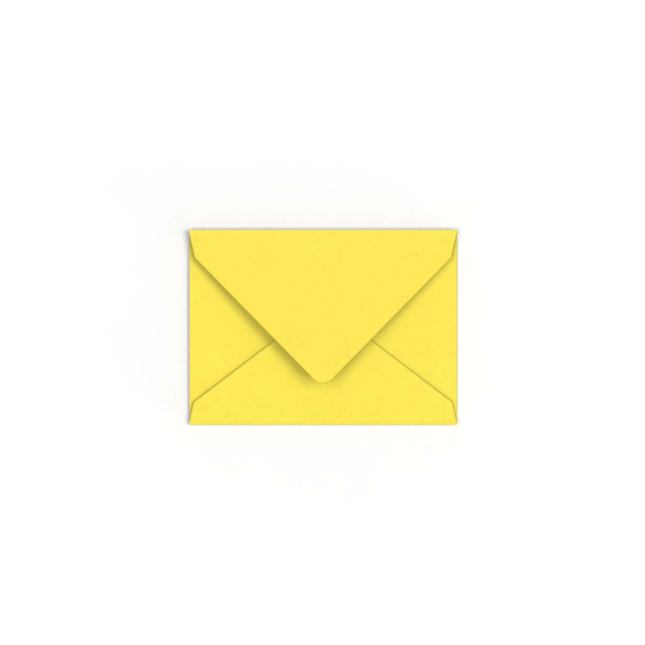 C7 Sunflower Yellow British Made 120gsm Gummed V-Flap Envelope (82 x ...