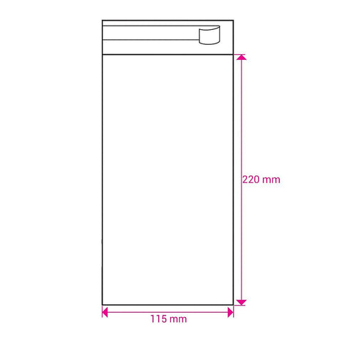 Cello Bags (Non - Header) - CS115 - Envelopes.co.uk