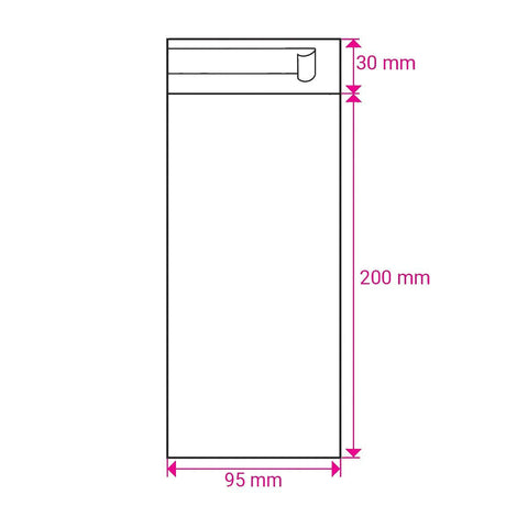 Cello Bags (Non - Header) - CS20095 - Envelopes.co.uk
