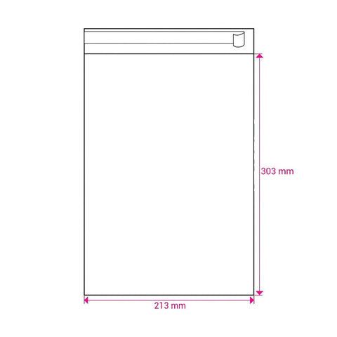 Cello Bags (Non - Header) - CS213 - Envelopes.co.uk